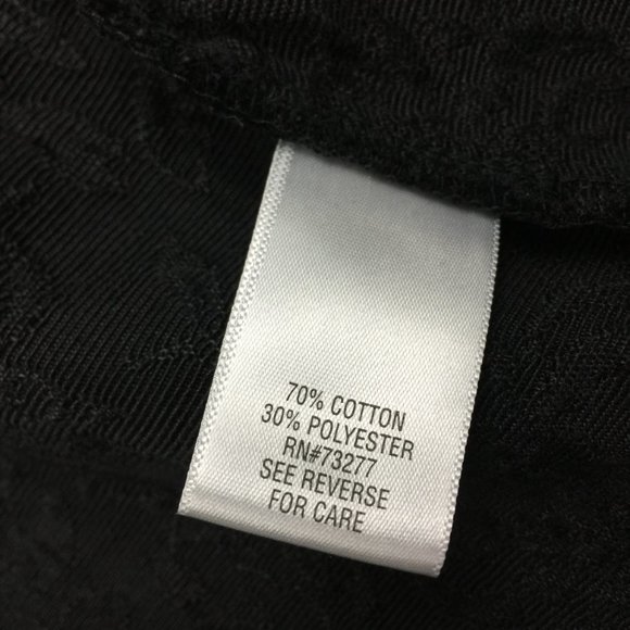 Croft & Barrow Blazer Jacket 2X Womans Plus Black Paisley Long Sleeve Button Up - Picture 11 of 16